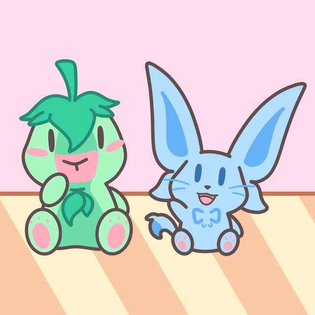 Capymel and his blue friend Image