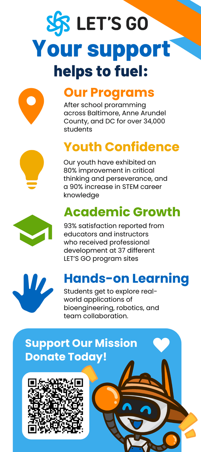 LET'S GO STEM Rack Card