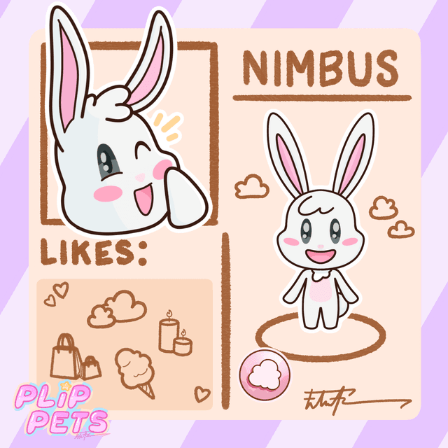 Nimbus Character Postcard Image