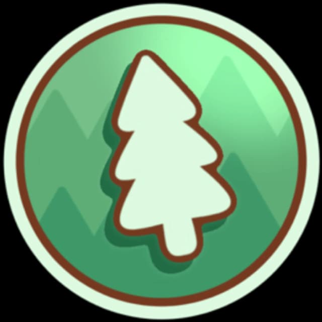 Woodsy Type Button